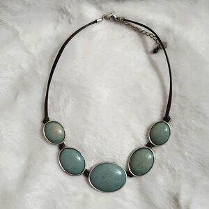 AXCESS Cabochon stones boho necklace